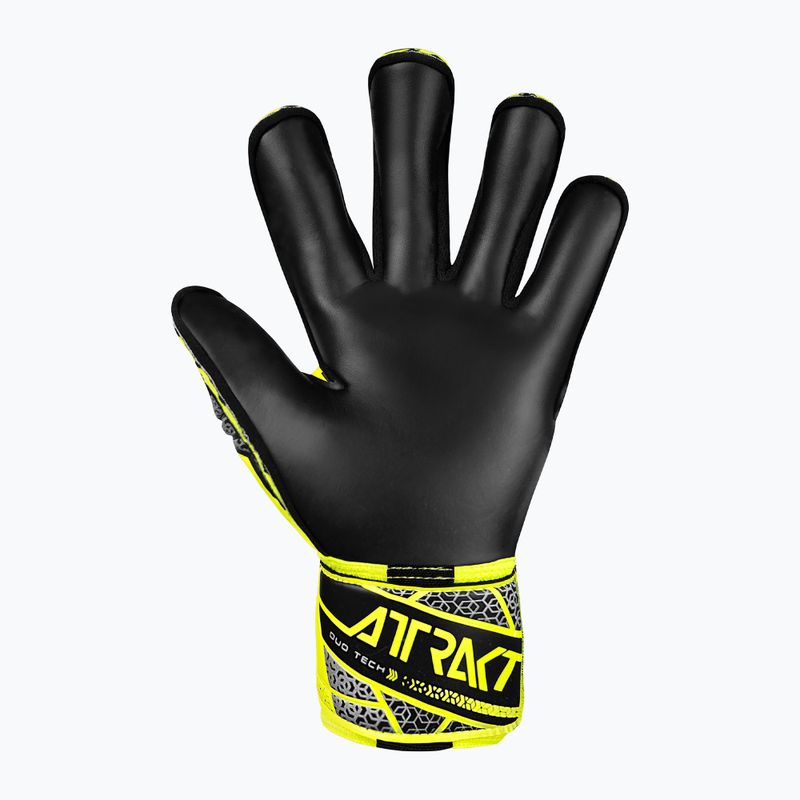 Вратарски ръкавици Reusch Attrakt Duo Evolution safety yellow/silver/black 3