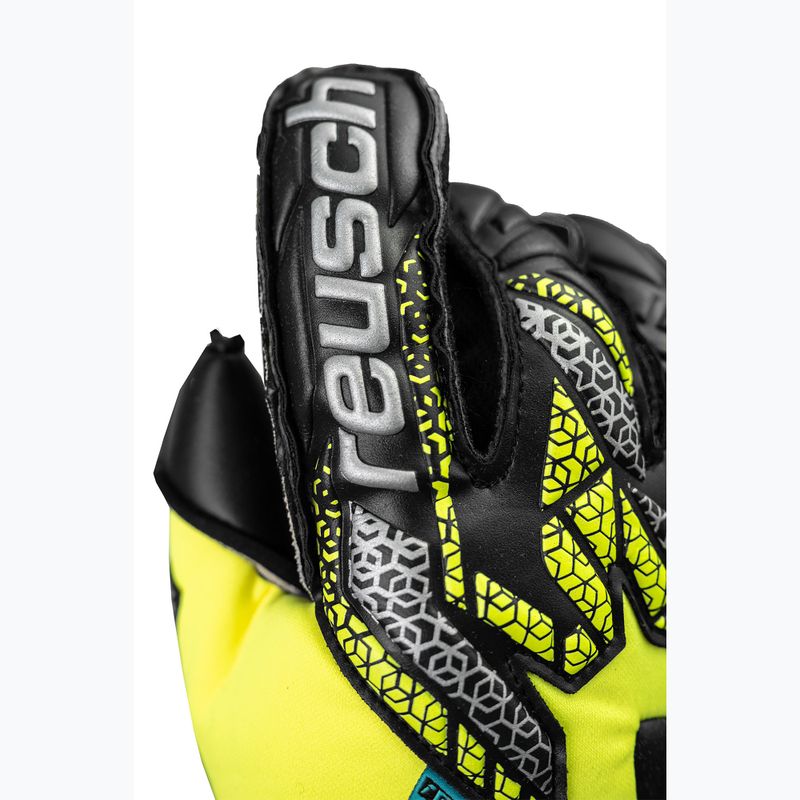 Вратарски ръкавици Reusch Attrakt Duo Evolution safety yellow/silver/black 5