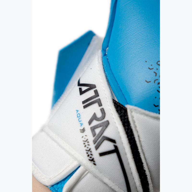Вратарски ръкавици Reusch Attrakt Aqua Evolution white/ black/qua blue 6