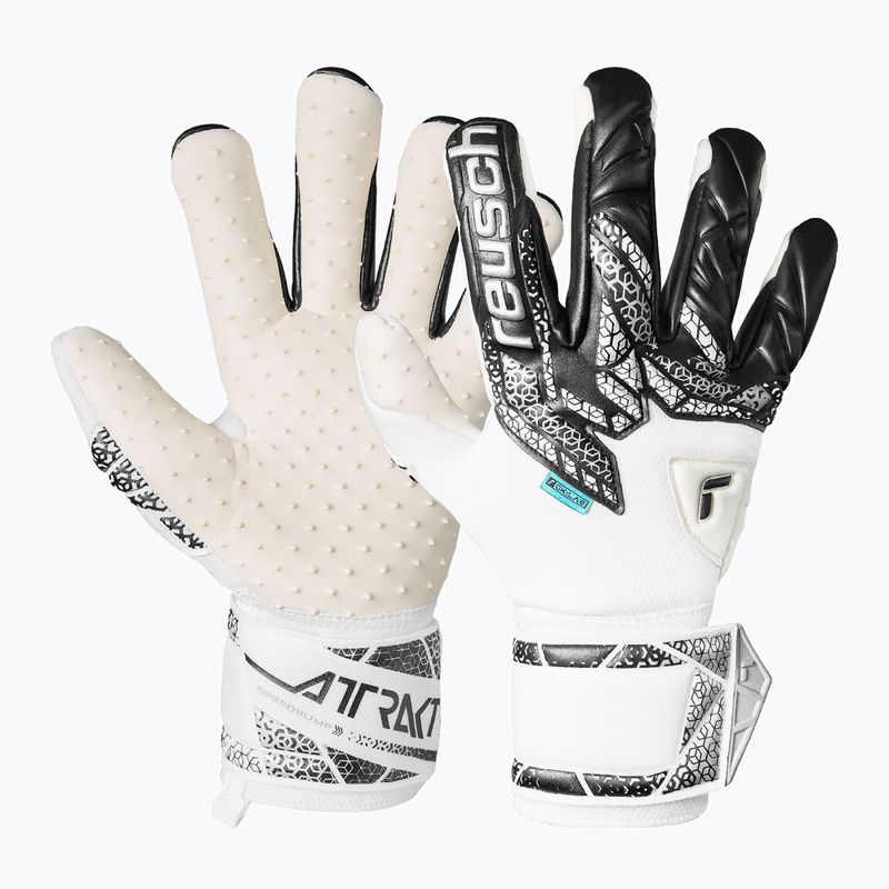 Вратарски ръкавици Reusch Attrakt SpeedBump white/silver/black