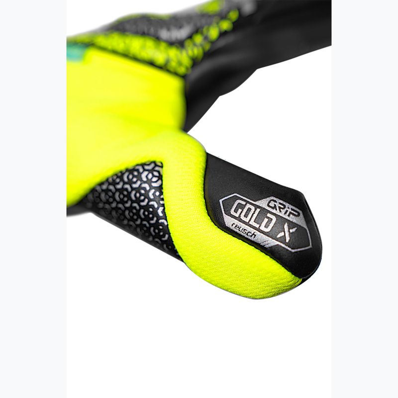 Вратарски ръкавици Reusch Attrakt Gold X NC safety yellow/silver/black 6