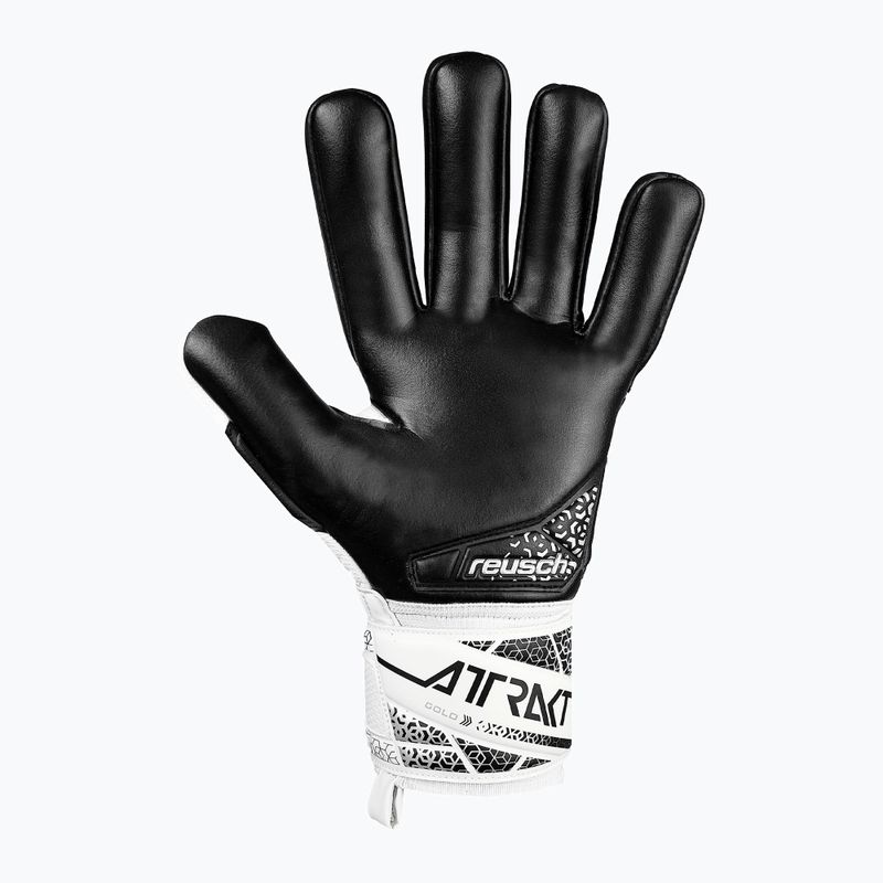 Вратарски ръкавици Reusch Attrakt Gold NC white/silver/black 3