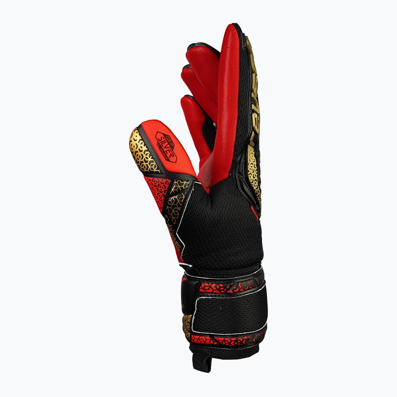 Вратарски ръкавици Reusch Attrakt Freegel Silver black/ gold/fiery red 4