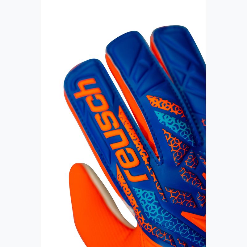 Вратарски ръкавици Reusch Attrakt Starter Solid shocking orange/blue 5