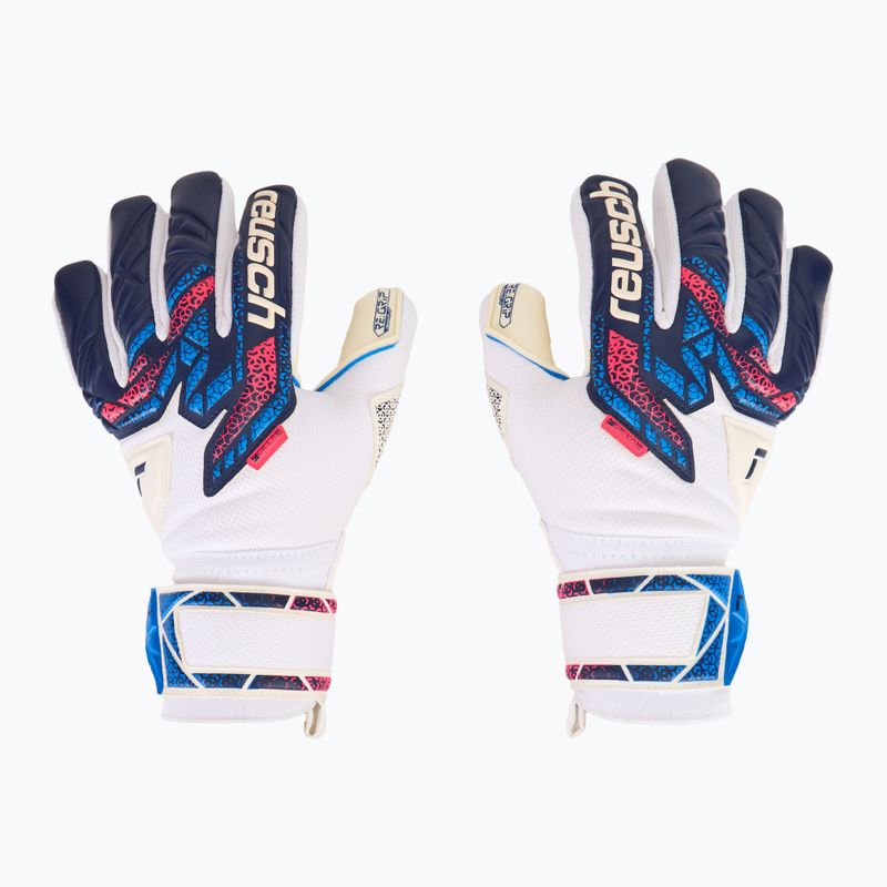 Вратарски ръкавици Reusch Attrakt RE:GRIP NC blue/pink/white 2