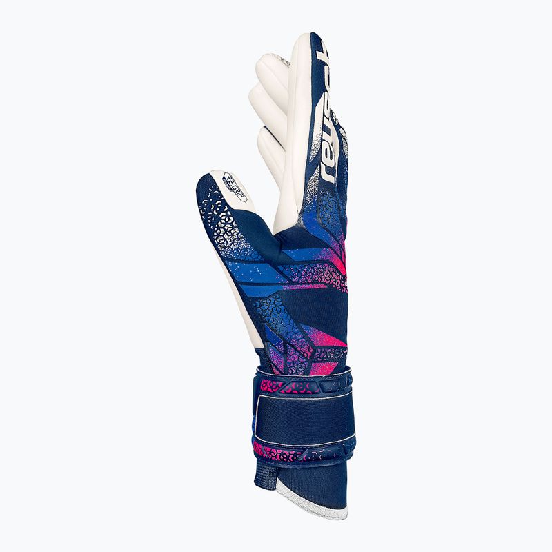 Вратарски ръкавици Reusch AttraStrapless black/bachelor buttonkt RE:GRIP blue/pink/white 4