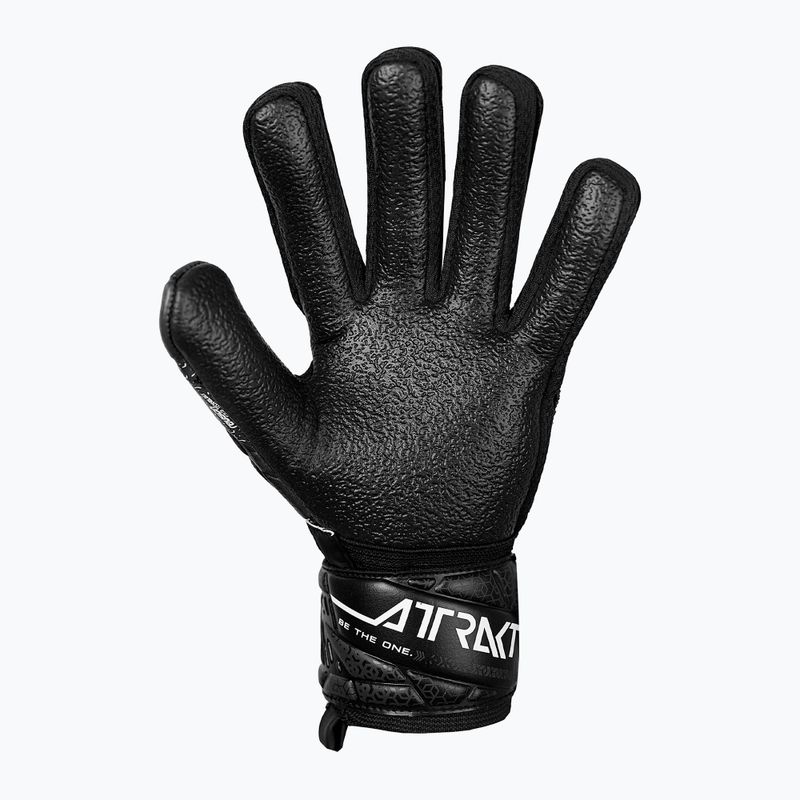 Детски вратарски ръкавици Reusch Attrakt Resist Junior black 3