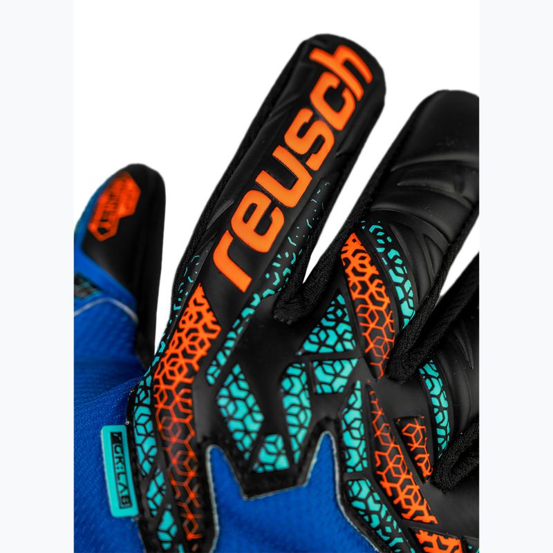 Вратарски ръкавици Reusch Attrakt Infinity NC Junior electric blue/shocking orange/black 5