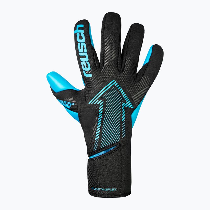 Вратарски ръкавици Reusch Fastgrip Aqua black/aqua blue 2