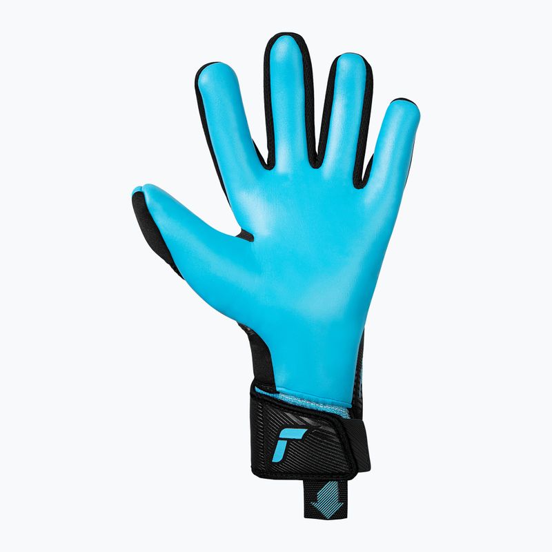 Вратарски ръкавици Reusch Fastgrip Aqua black/aqua blue 3