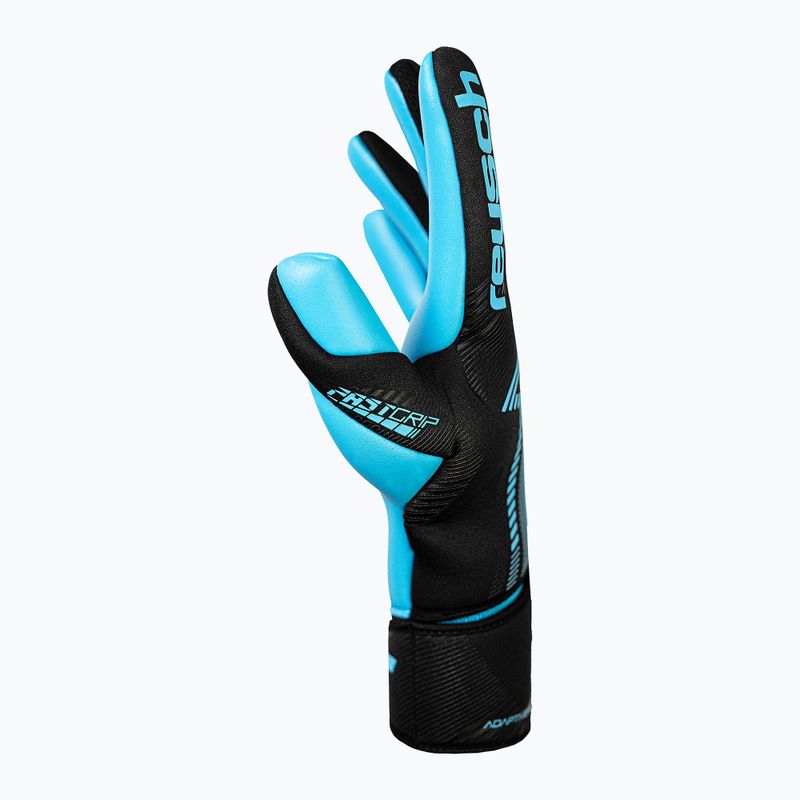 Вратарски ръкавици Reusch Fastgrip Aqua black/aqua blue 4