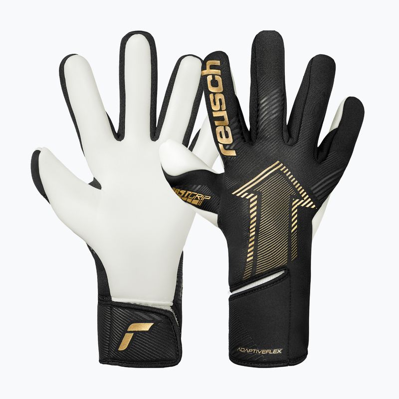 Вратарски ръкавици Reusch Fastgrip Gold black/gold