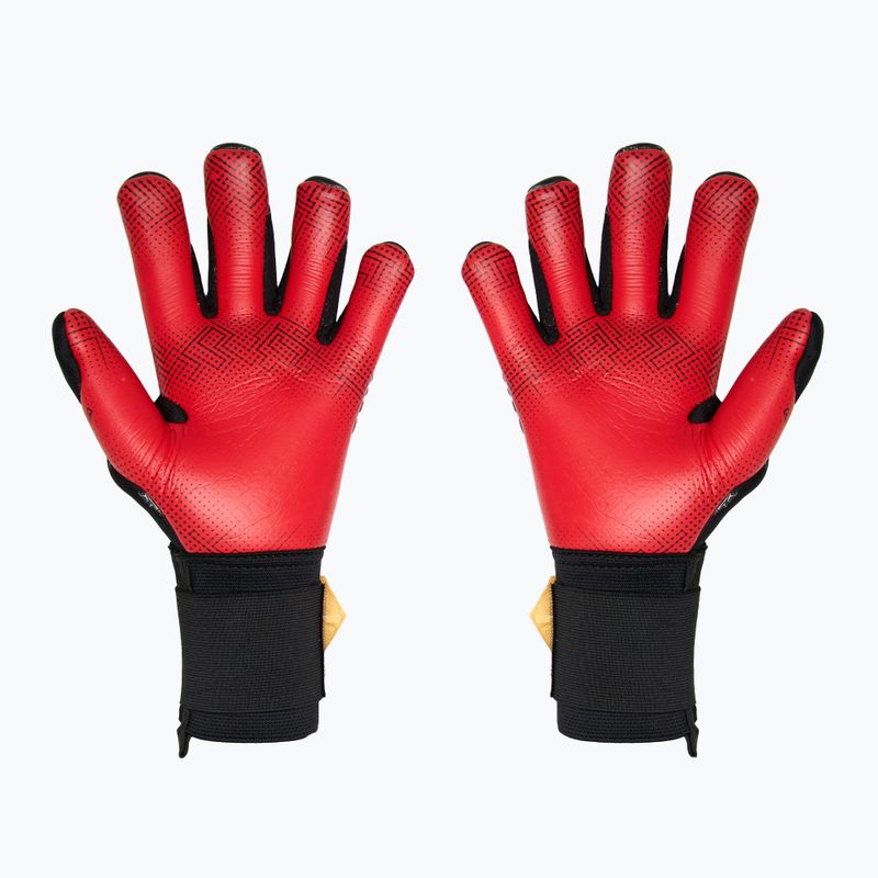 Вратарски ръкавици Reusch Attrakt Gold X GluePrint black/gold/fiery red 3
