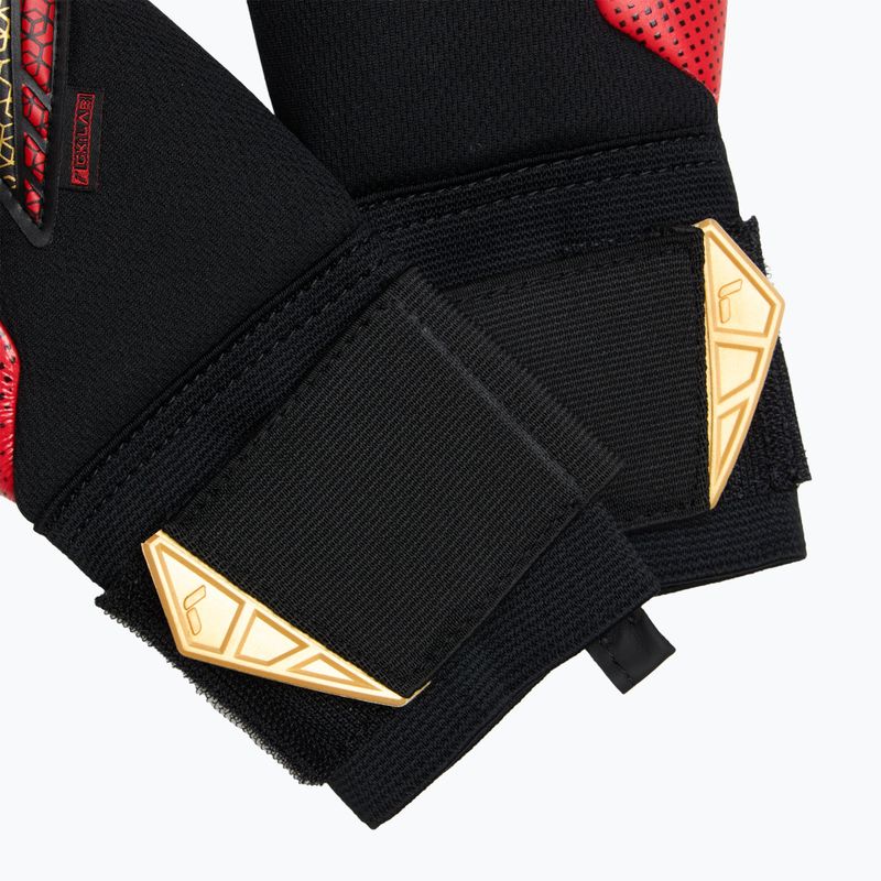 Вратарски ръкавици Reusch Attrakt Gold X GluePrint black/gold/fiery red 5
