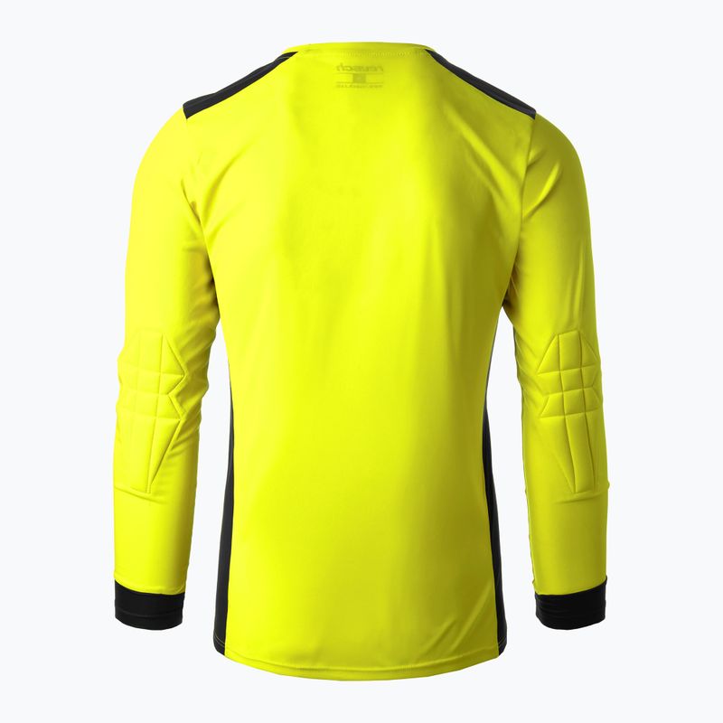 Мъжка вратарска тениска Reusch Match Longsleeve Padded safety yellow/black 2