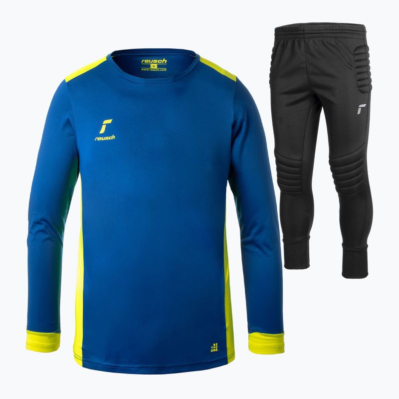 Детски вратарски комплект Reusch Match Set Junior brilliant blue/safety yellow