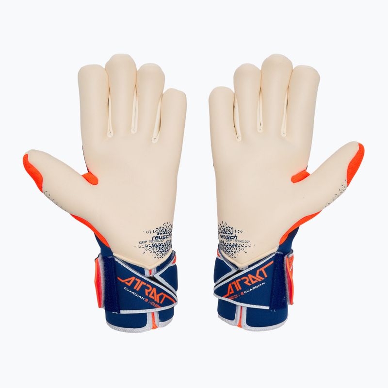 Вратарски ръкавици Reusch Attrakt Gold X Guardian shocking orange/energize blue 3