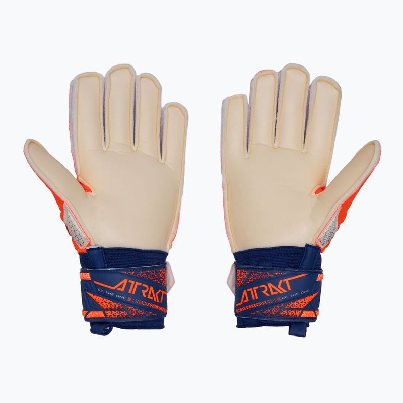 Вратарски ръкавици Reusch Attrakt Solid shocking orange/energyze blue 3