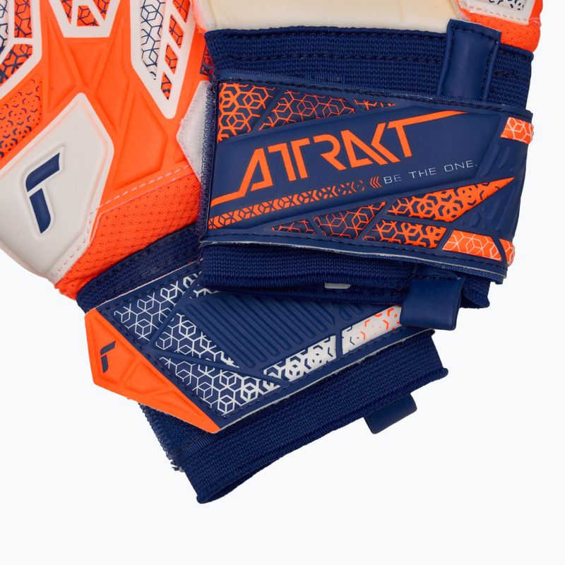 Вратарски ръкавици Reusch Attrakt Solid shocking orange/energyze blue 5