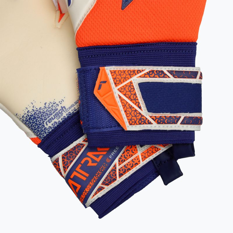 Детски вратарски ръкавици Reusch Attrakt Freegel Gold NC Junior Shocking orange/energize blue Shocking orange/energize blue 5