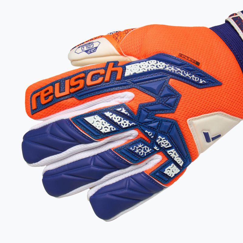 Детски вратарски ръкавици Reusch Attrakt Freegel Gold NC Junior Shocking orange/energize blue Shocking orange/energize blue 6