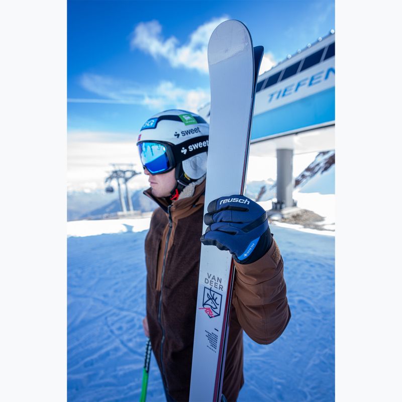 Мъжки скиорски ръкавици Reusch Booster Gore-Tex black/dress blue 10