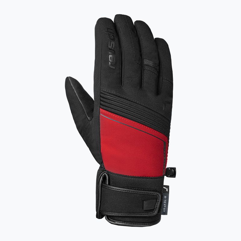 Скиорски ръкавици Reusch Louis R-Tex XT black/tango red 2