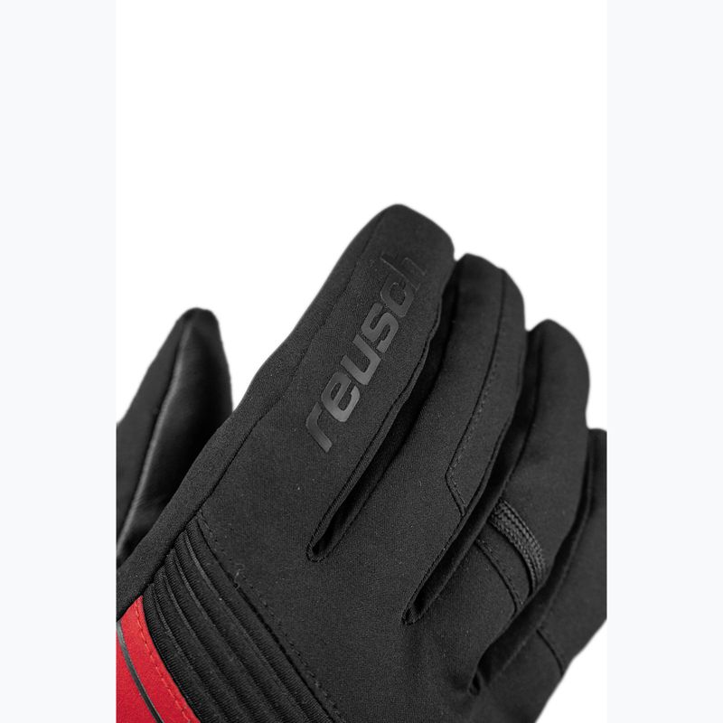 Скиорски ръкавици Reusch Louis R-Tex XT black/tango red 4