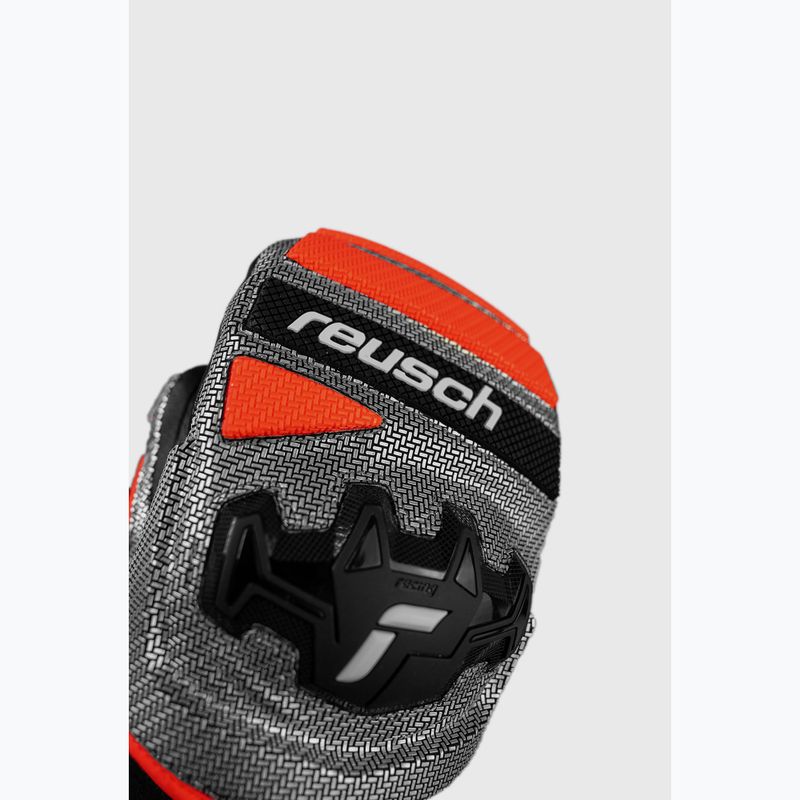 Скиорски ръкавици Reusch Worldcup Warrior GS Mitten black/silver/fluo red 4