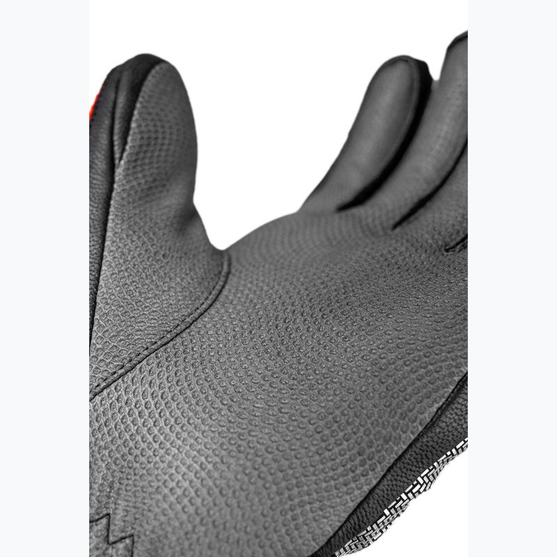 Скиорски ръкавици Reusch Worldcup Warrior DH black/silver/fluo red 6