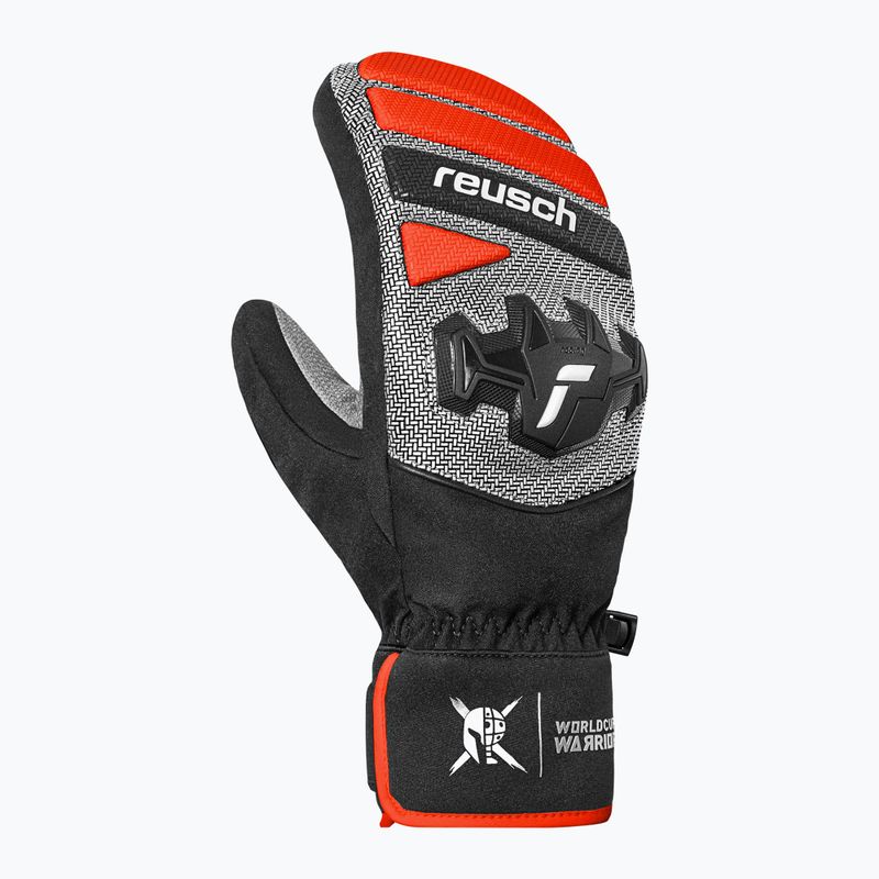 Скиорски ръкавици Reusch Worldcup Warrior R-Tex XT Mitten black/silver/fluo red 2