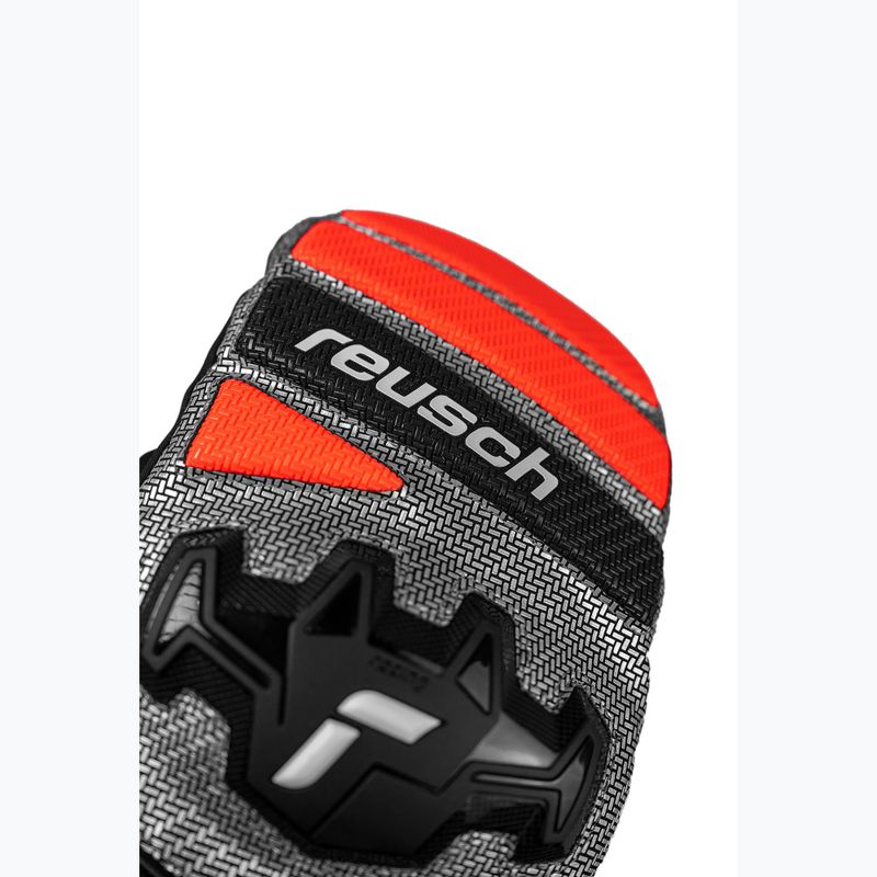 Скиорски ръкавици Reusch Worldcup Warrior R-Tex XT Mitten black/silver/fluo red 4