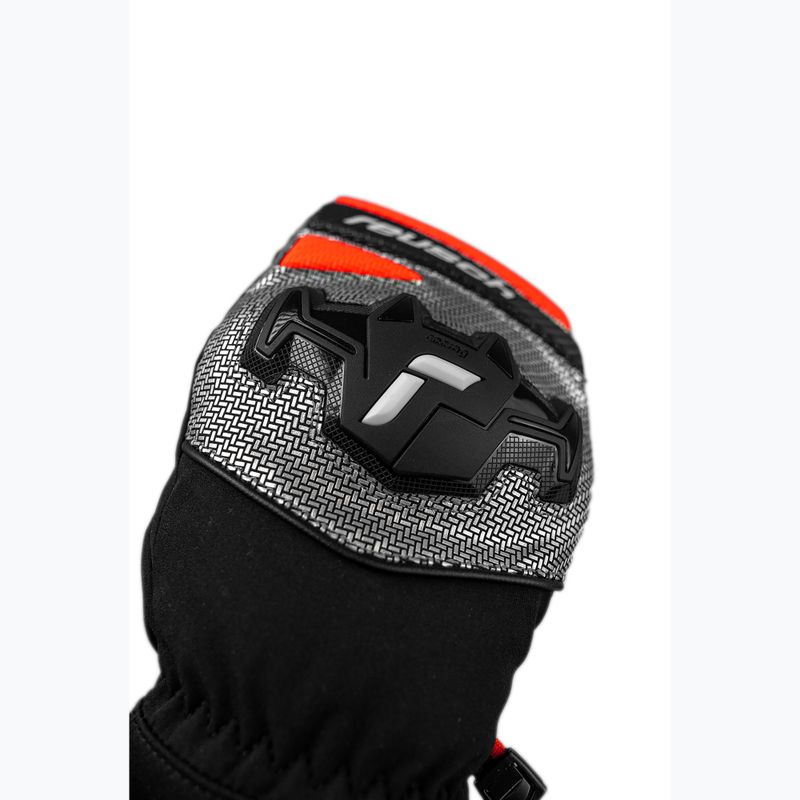 Скиорски ръкавици Reusch Worldcup Warrior R-Tex XT Mitten black/silver/fluo red 5