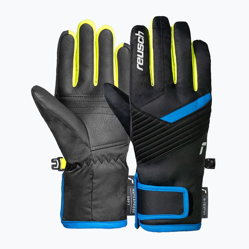 Детски скиорски ръкавици Reusch Dan R-Tex XT Junior blck/bril blu/safety yell 2
