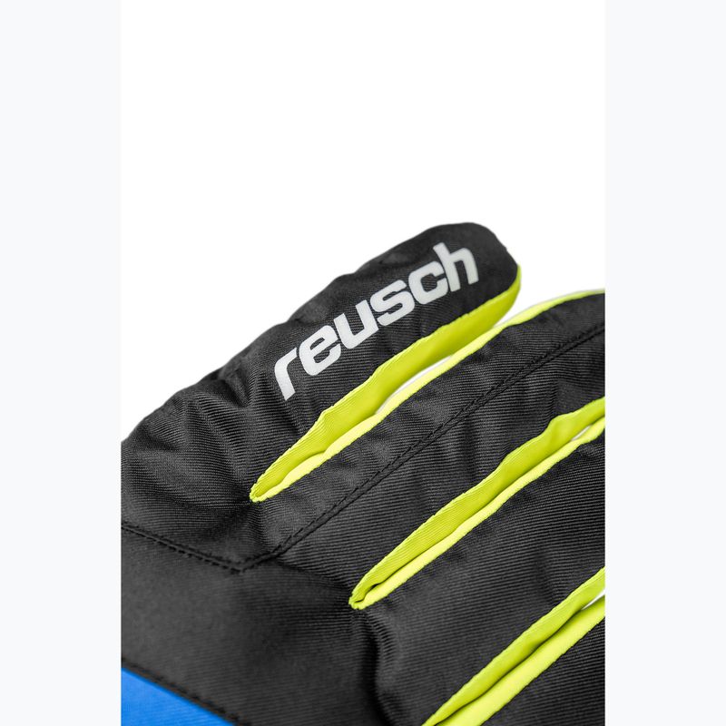 Детски скиорски ръкавици Reusch Dan R-Tex XT Junior blck/bril blu/safety yell 6
