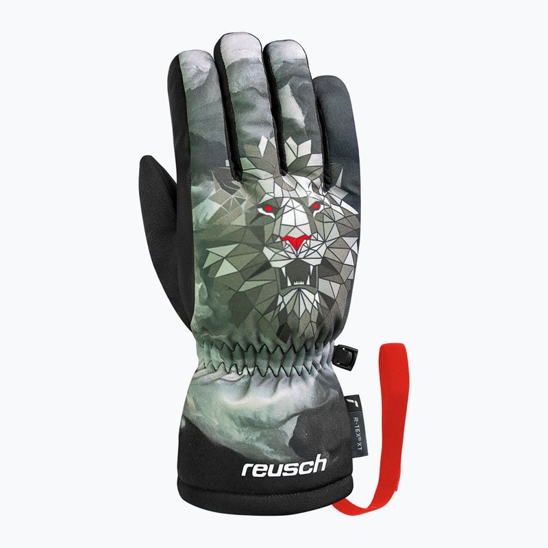 Детски скиорски ръкавици Reusch Carter R-Tex XT blck/silver/fluo red 2