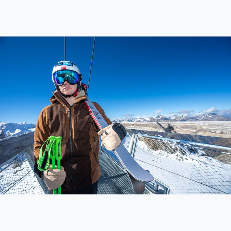 Мъжки скиорски ръкавици Reusch Duality R-Wool Lobster tan/black 10