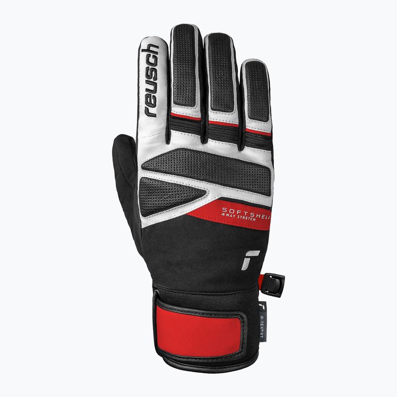 Мъжки ски ръкавици  Reusch Thunder R-Tex XT black/white/fire red 3