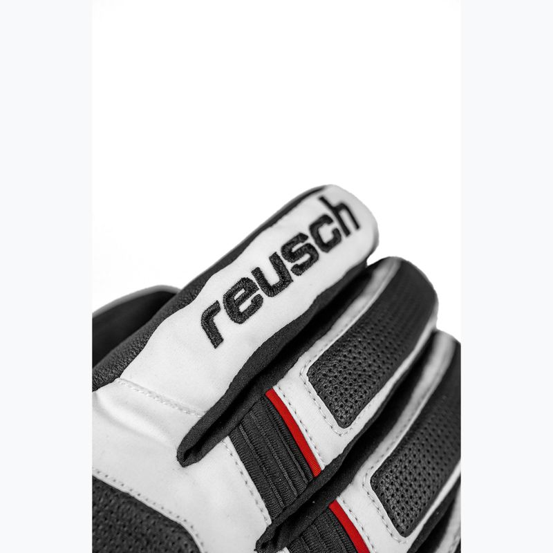 Мъжки скиорски ръкавици Reusch Thunder R-Tex XT black/white/fire red 5