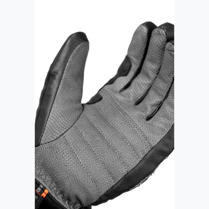 Мъжки скиорски ръкавици Reusch Alpine Master black/silver/fluo red 5