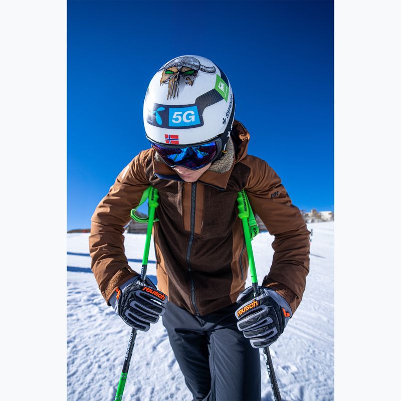 Мъжки скиорски ръкавици Reusch Ultra steel grey / black / shoc 13