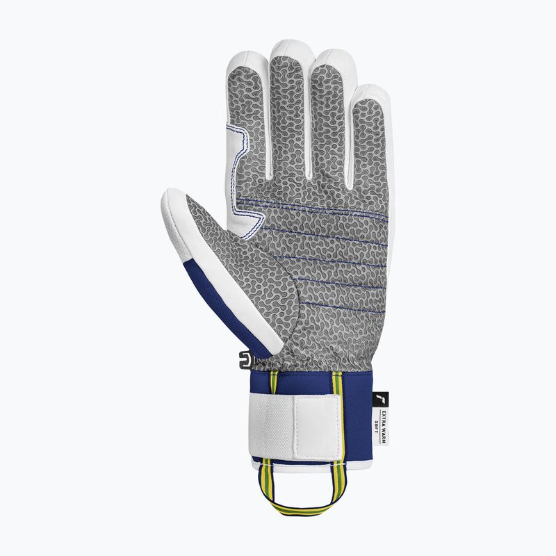 Скиорски ръкавици Reusch Lucas Braathen white/wurf the web 3