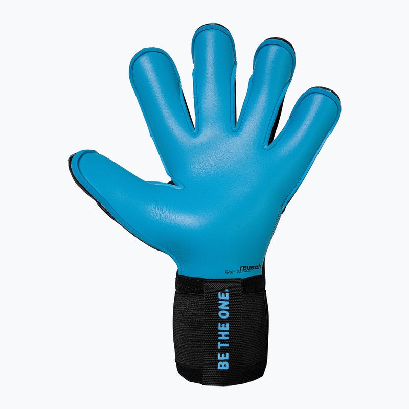 Вратарски ръкавици Reusch Attrakt Aqua Evolution black/shocking orange/aqua blue 3