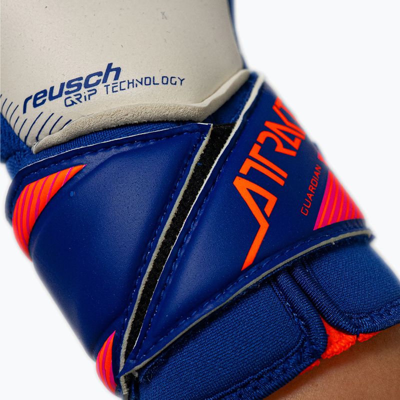 Вратарски ръкавици Reusch Attrakt Gold X Guardian sharp blue/white/shocking orange 8