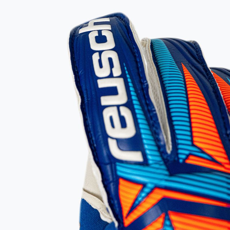 Вратарски ръкавици Reusch Attrakt Duo Evolution sharp blue/white/shocking orange 6