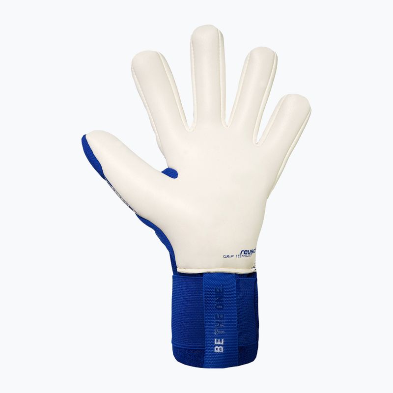 Вратарски ръкавици Reusch Attrakt Gold X NC Gravity sharp blue/white/shocking orange 3