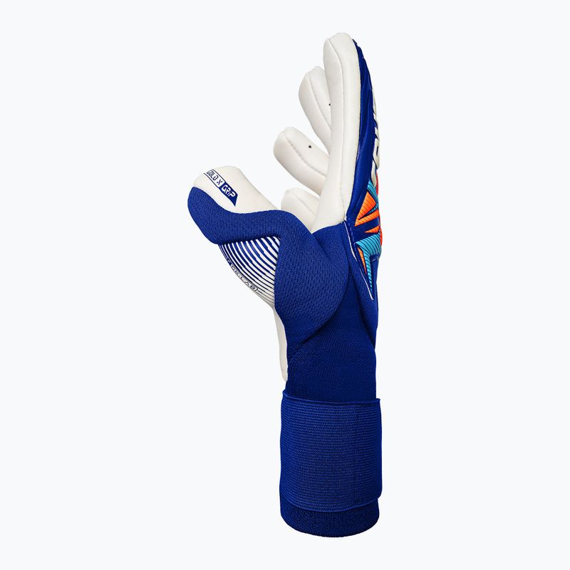 Вратарски ръкавици Reusch Attrakt Gold X NC Gravity sharp blue/white/shocking orange 4