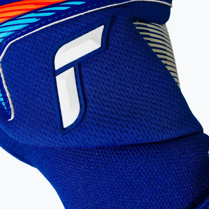 Вратарски ръкавици Reusch Attrakt Gold X NC Gravity sharp blue/white/shocking orange 6
