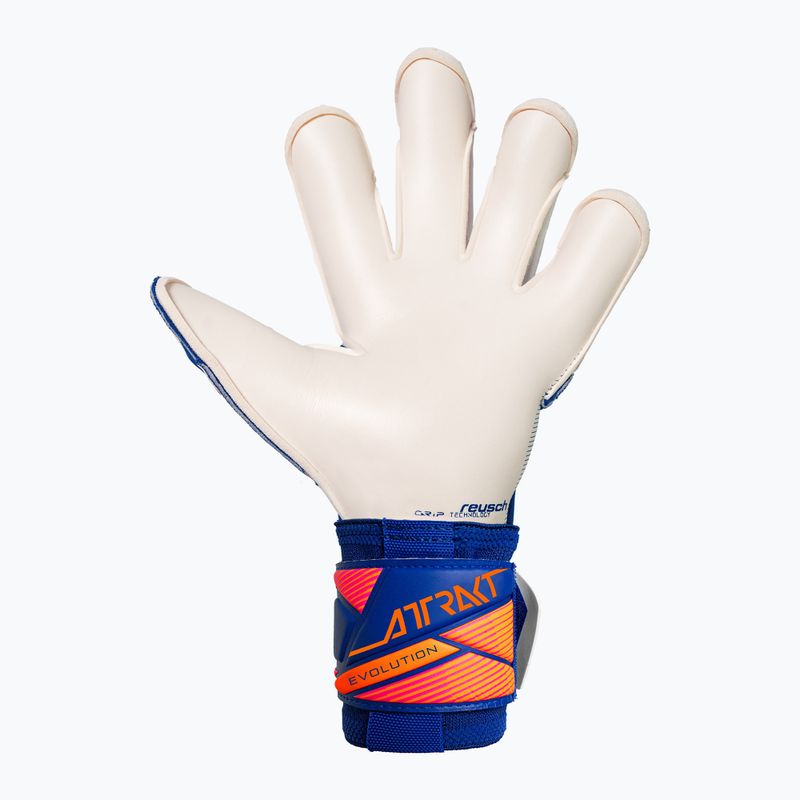 Вратарски ръкавици Reusch Attrakt Gold X Evolution sharp blue/white/shocking orange 3