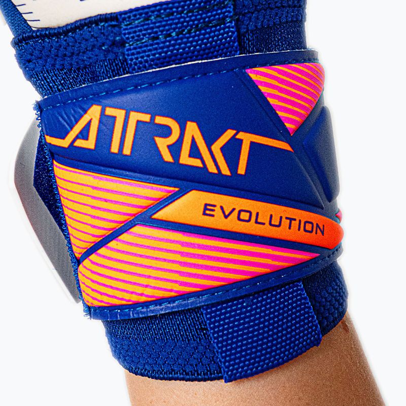 Вратарски ръкавици Reusch Attrakt Gold X Evolution sharp blue/white/shocking orange 7
